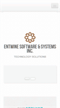 Mobile Screenshot of entwinesoftwaresystems.com